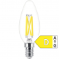 Preview: PHILIPS MASTER LEDcandle Kerzenlampe klar, 230V/5,9W(=60W), E14, 806lm, 827, DIMTONE
