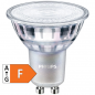 Preview: PHILIPS Master LEDspot Value, 230V/4.8W(=50W), 355lm, GU10, 36°, 927, DIM