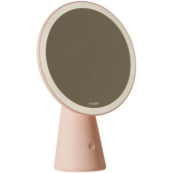 LED-Spiegel-Tischleuchte Philips Mirror 4.5W 80lm 3000…5000K rosa, USB Typ A