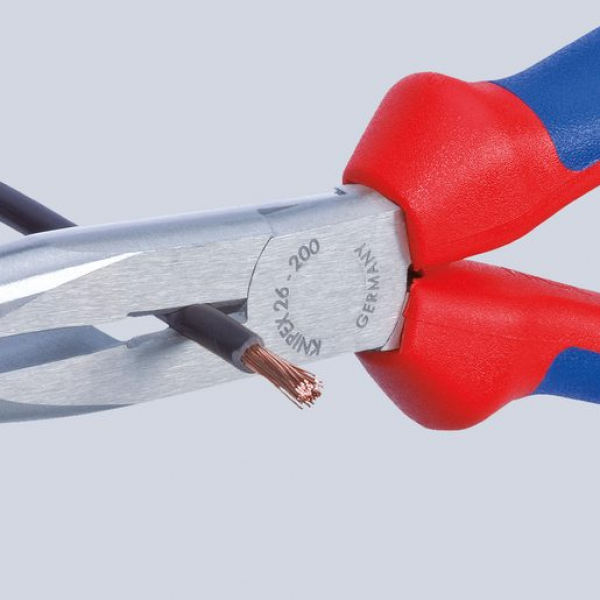 Telefonzange KNIPEX mit Schneidevorrichtung gebogen 200mm