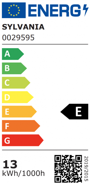 SYLVANIA ToLEDo A65, 220-240V/13W(=100W), E27, 1521lm, 865 daylight, matt, NONDIM