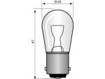 BOSMA Fahrzeuglampe, 6V/25W, BA15s, 25x47mm, CLEAR