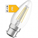 LEDVANCE PARATHOM CLASSIC B40, LED Kerzenlampe FIL klar, 230V/4W(=40W), 827, B22d, NONDIM